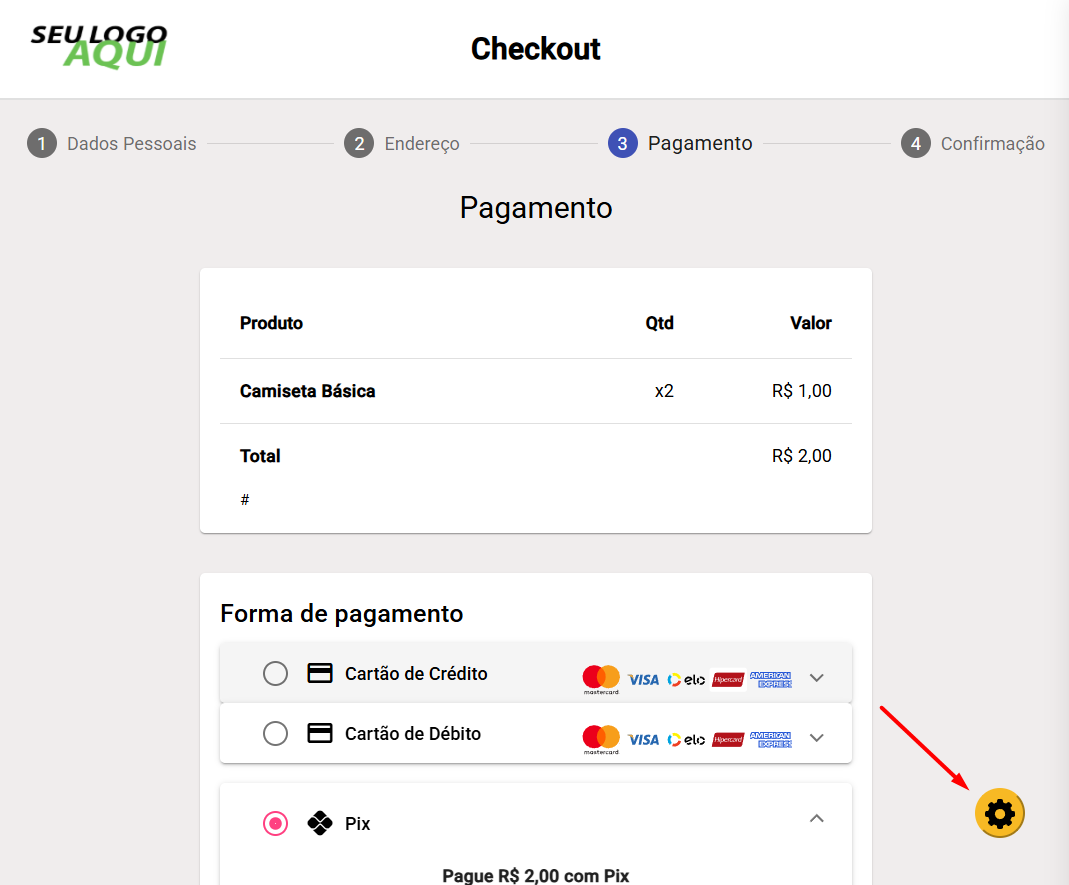 Custom Checkout Screen