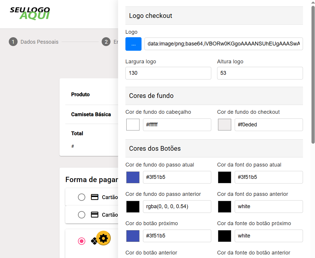 Custom Checkout Screen